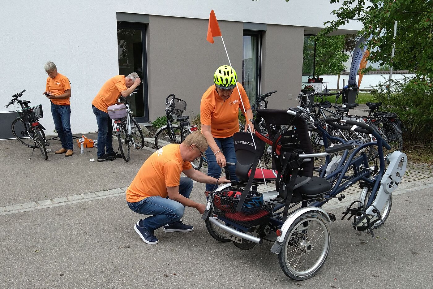 Parallel-Tandem beim Check